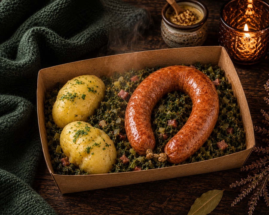 Grünkohl mit Kasseler
